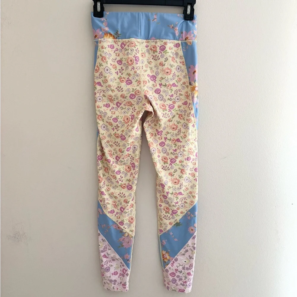 LoveShackFancy Floral and Blue Leggings - Picture 15 of 16